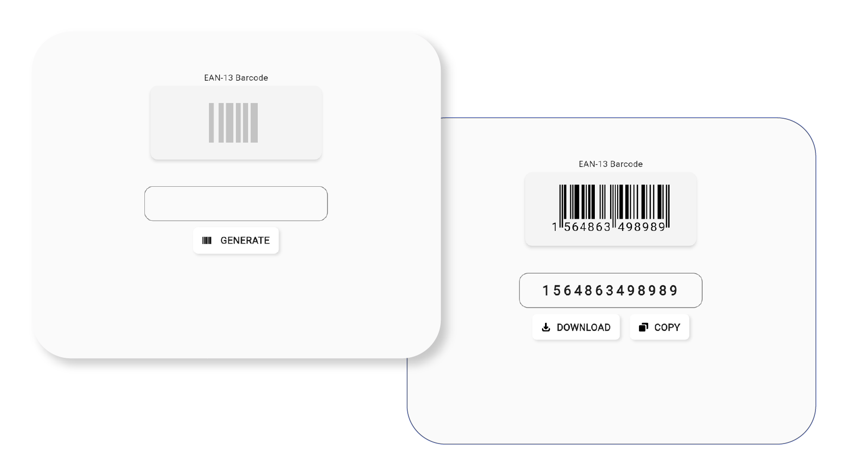 Barcode generator interface integrated with Google Sheets for perfume inventory management